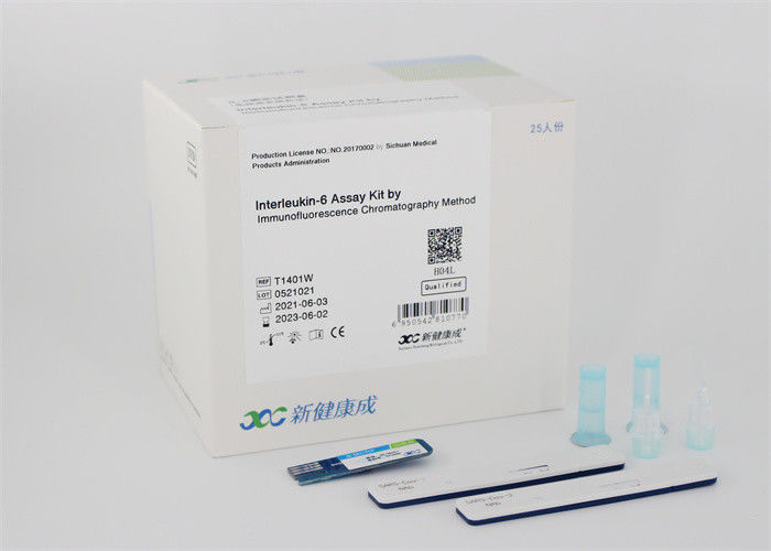 Prova rapida Kit By Immunofluorescenc di infiammazione di POCT 4-12Mins Cardiovasculor IL-6